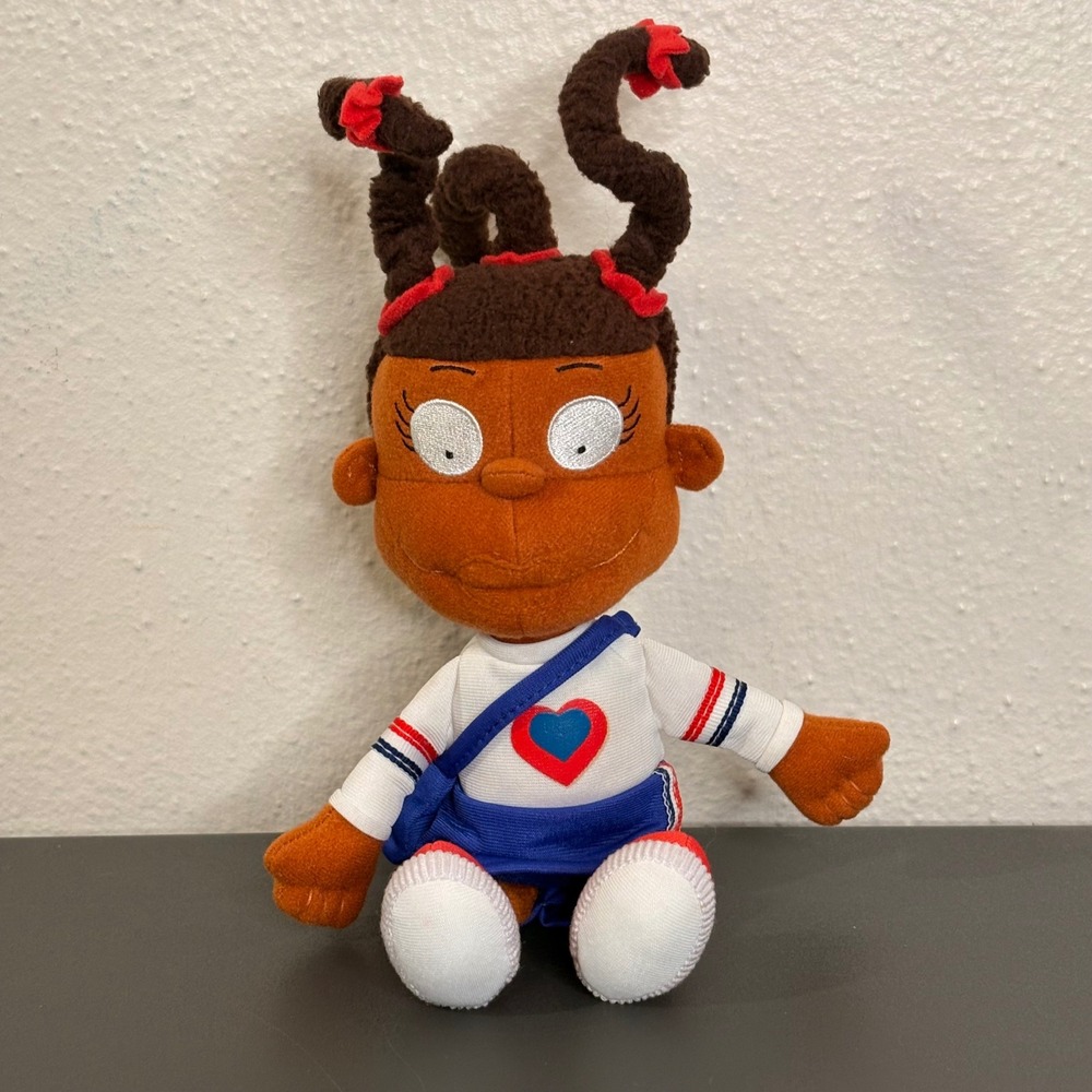 Rugrats Susie Carmichael Plush Kids 9" Brown Excellent Rare 2000 Nickelodeon